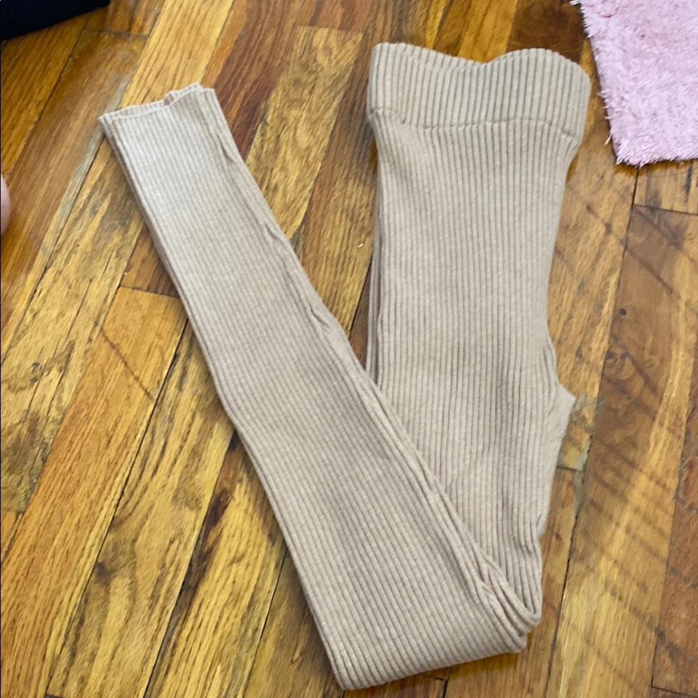 Lunya Cotton silk leggingsin Tan